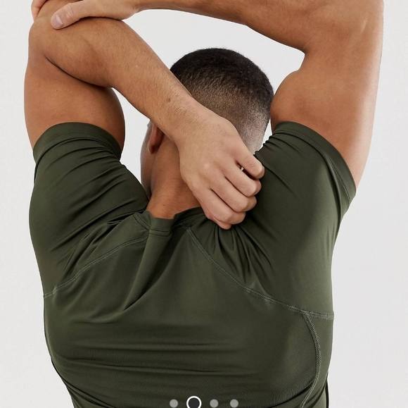 ASOS 4505 Training Shirt - Khaki - Picture 2 of 4